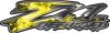 GMC or Chevy Z71 Off Road Decals in Yellow Inferno Flames