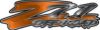 GMC or Chevy Z71 Off Road Decals in Orange