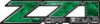 Classic Z71 Off Road Decals in Green Camouflage