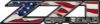 Classic Z71 Off Road Decals with American Flag