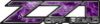 Classic Z71 Off Road Decals in Purple Inferno Flames