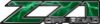Classic Z71 Off Road Decals in Green Lightning