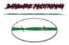 Barbed Wire Pin Stripe Decals in Green