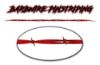 Barbed Wire Pin Stripe Decals in Red