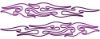 Thin & Long Tribal Flame Pin Stripe Decals in Purple
