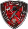 
	Zombie Death Squad Zombie Outbreak Decal in Red Inferno Flames
