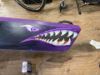 WWII Flying Tigers Shark Teeth Purple on Kayak
