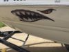 WWII Flying Tigers Shark Teeth Black on Boat