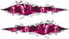 Weston Ink's Ripped Torn Metal Graphic Decal with Skull Pink